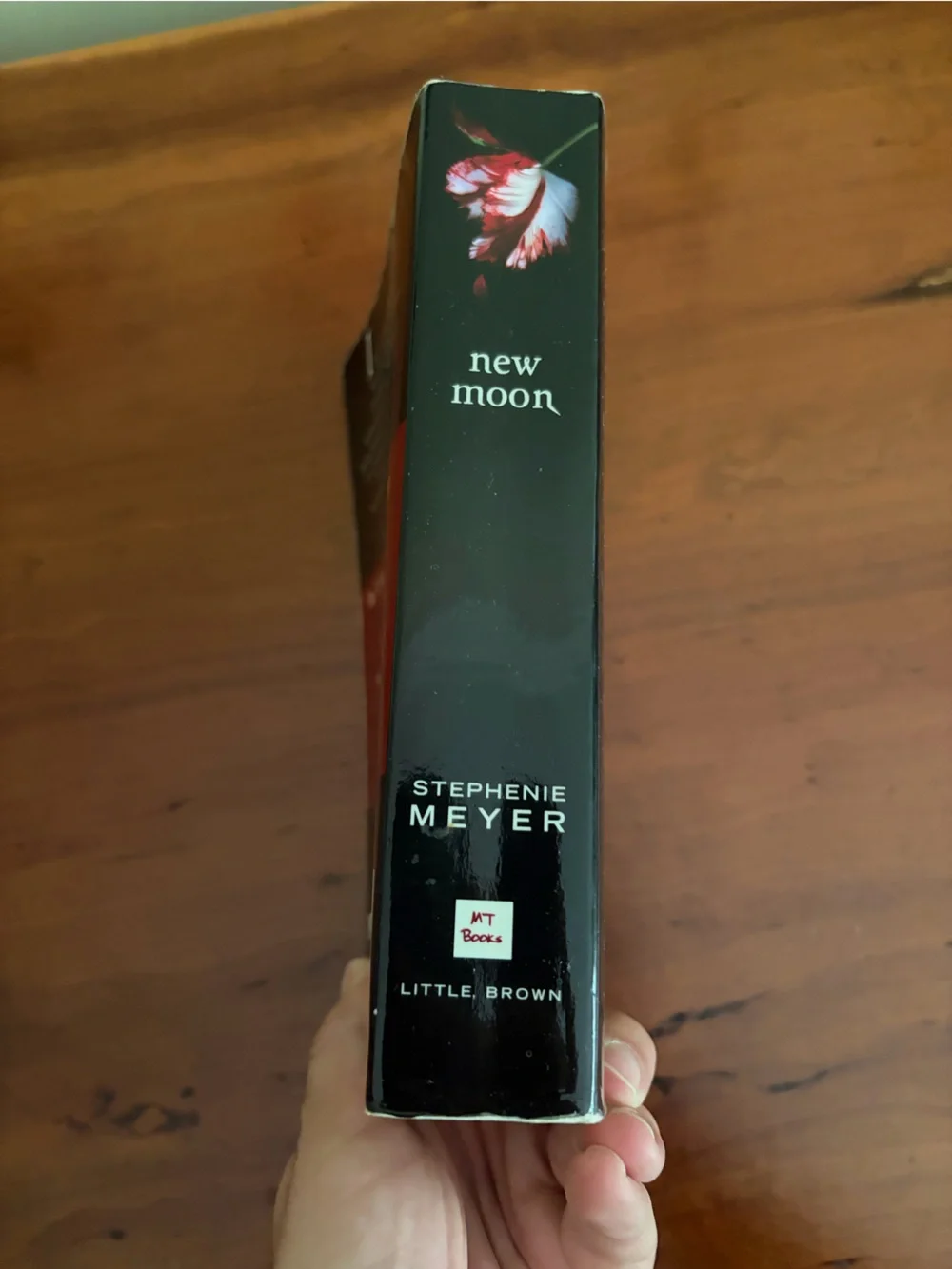 New Moon Hardcover Book - Red & White Floral Cover